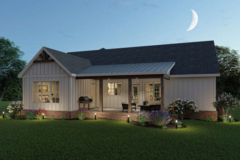 Modern Farmhouse House Plan #009-00288 Elevation Photo