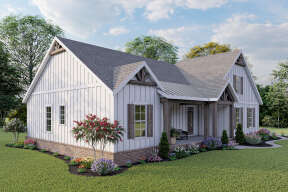 Modern Farmhouse House Plan #009-00288 Elevation Photo