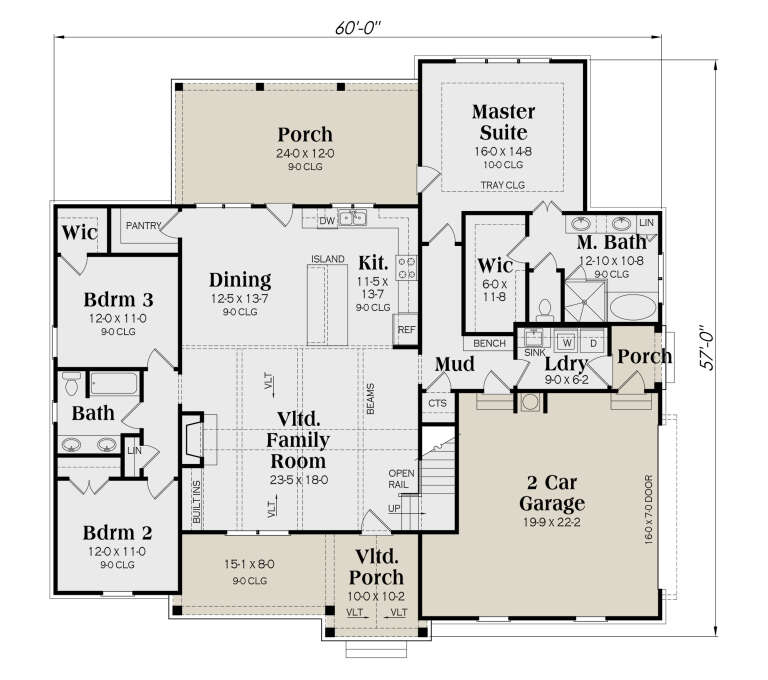 House Plan House Plan #23860 Drawing 1
