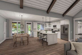 Modern Farmhouse House Plan #009-00288 Additional Photo