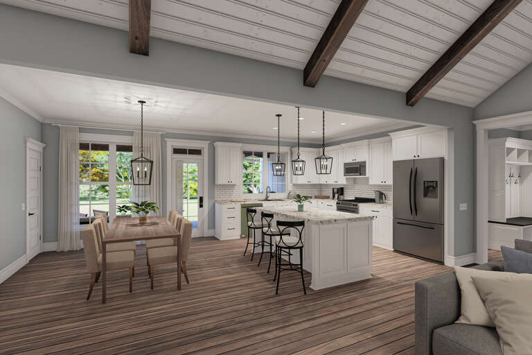 Modern Farmhouse House Plan #009-00288 Additional Photo