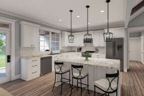 Modern Farmhouse House Plan #009-00288 Additional Photo