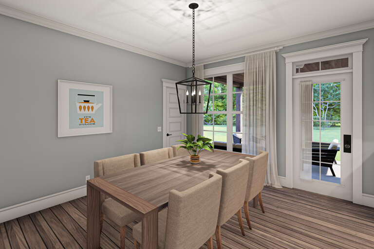 Modern Farmhouse House Plan #009-00288 Additional Photo