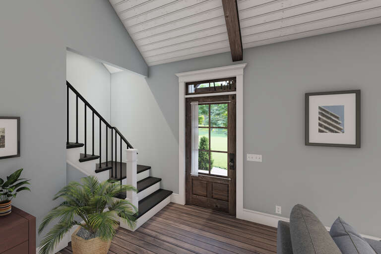 Modern Farmhouse House Plan #009-00288 Additional Photo