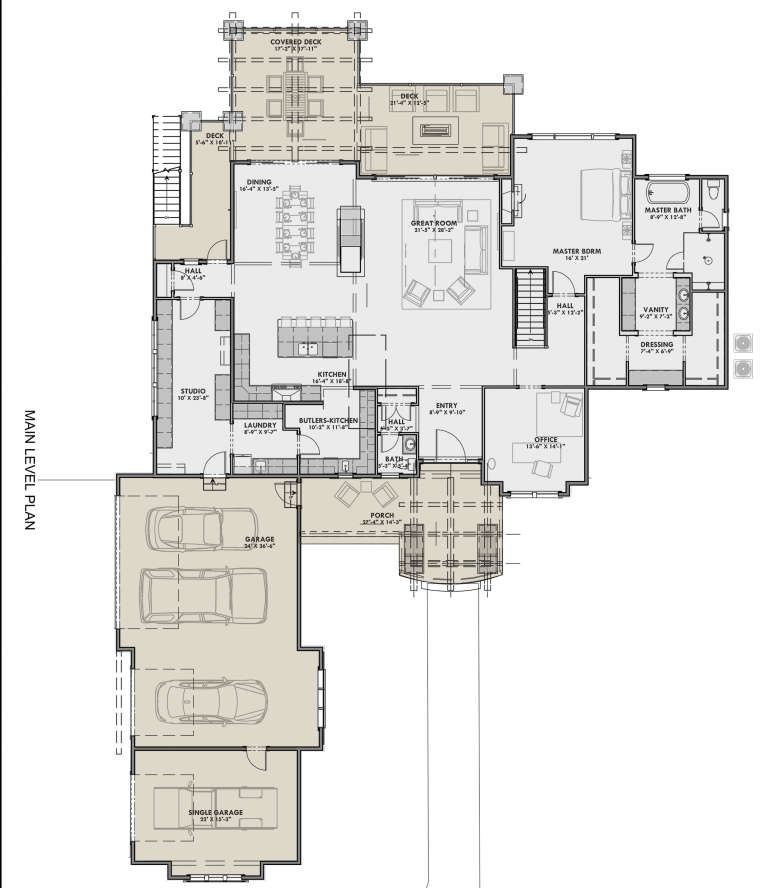House Plan House Plan #23861 Drawing 1