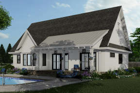 Modern Farmhouse House Plan #098-00318 Elevation Photo