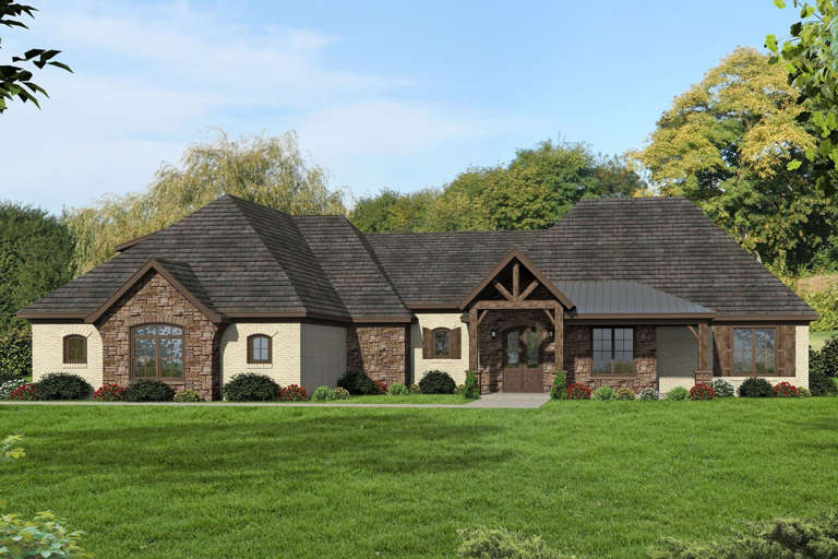 House Plan House Plan #23864 Front Elevation 