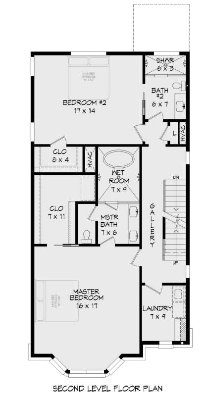 Second Floor for House Plan #940-00187