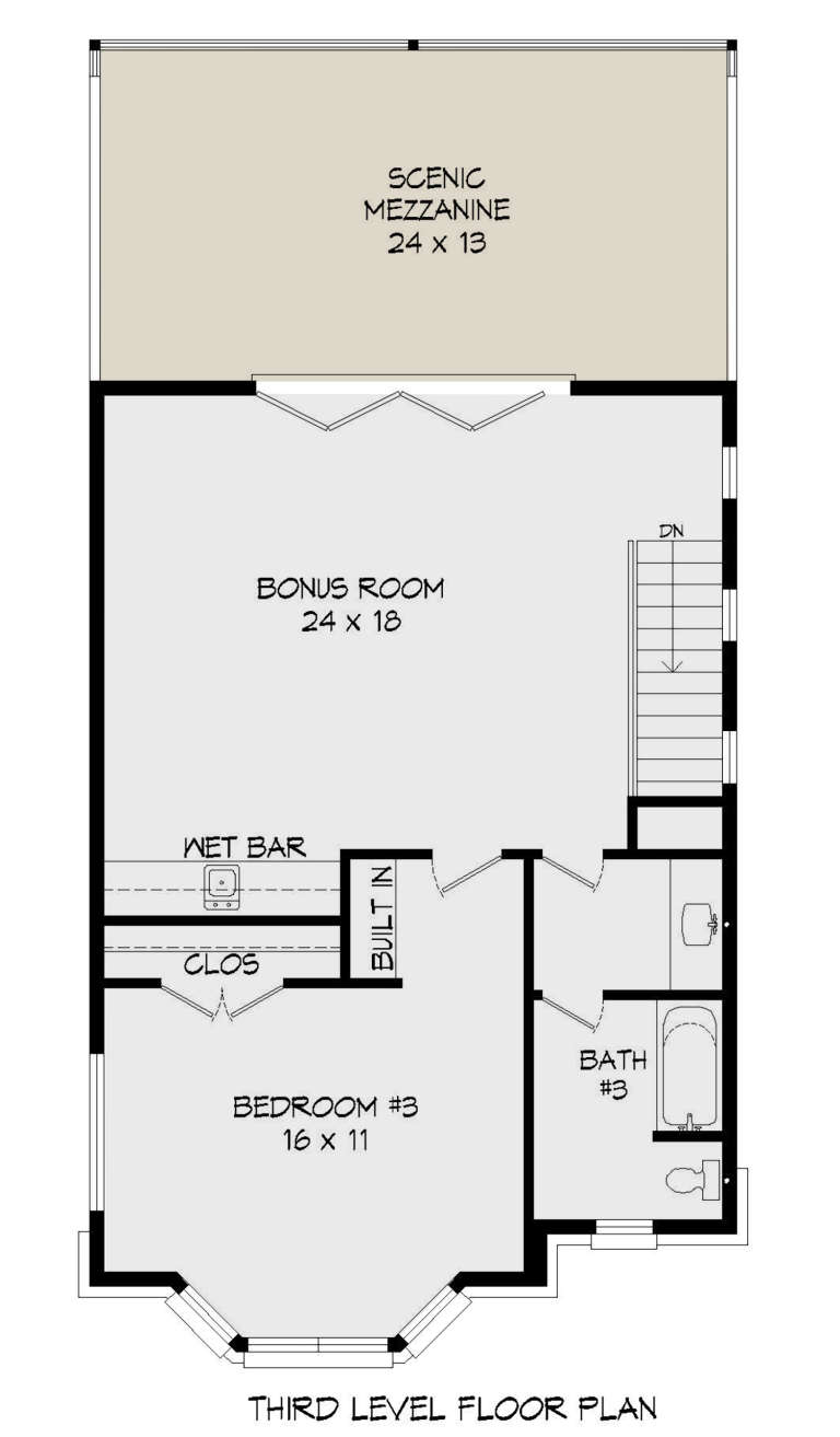 House Plan House Plan #23865 Drawing 3