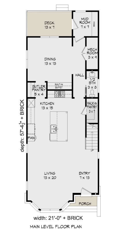 Main Floor for House Plan #940-00188