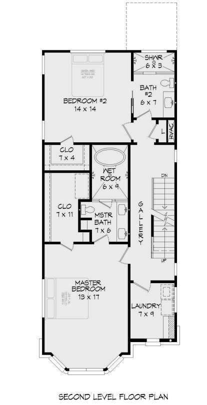 Second Floor for House Plan #940-00188