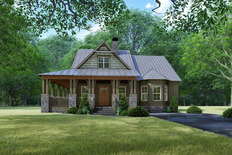 House Plan House Plan #23867 Front Elevation 