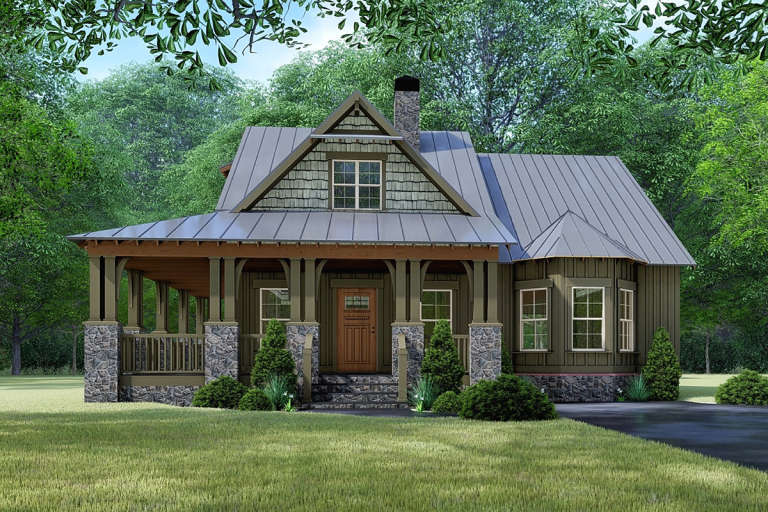 House Plan House Plan #23867 Front Elevation 