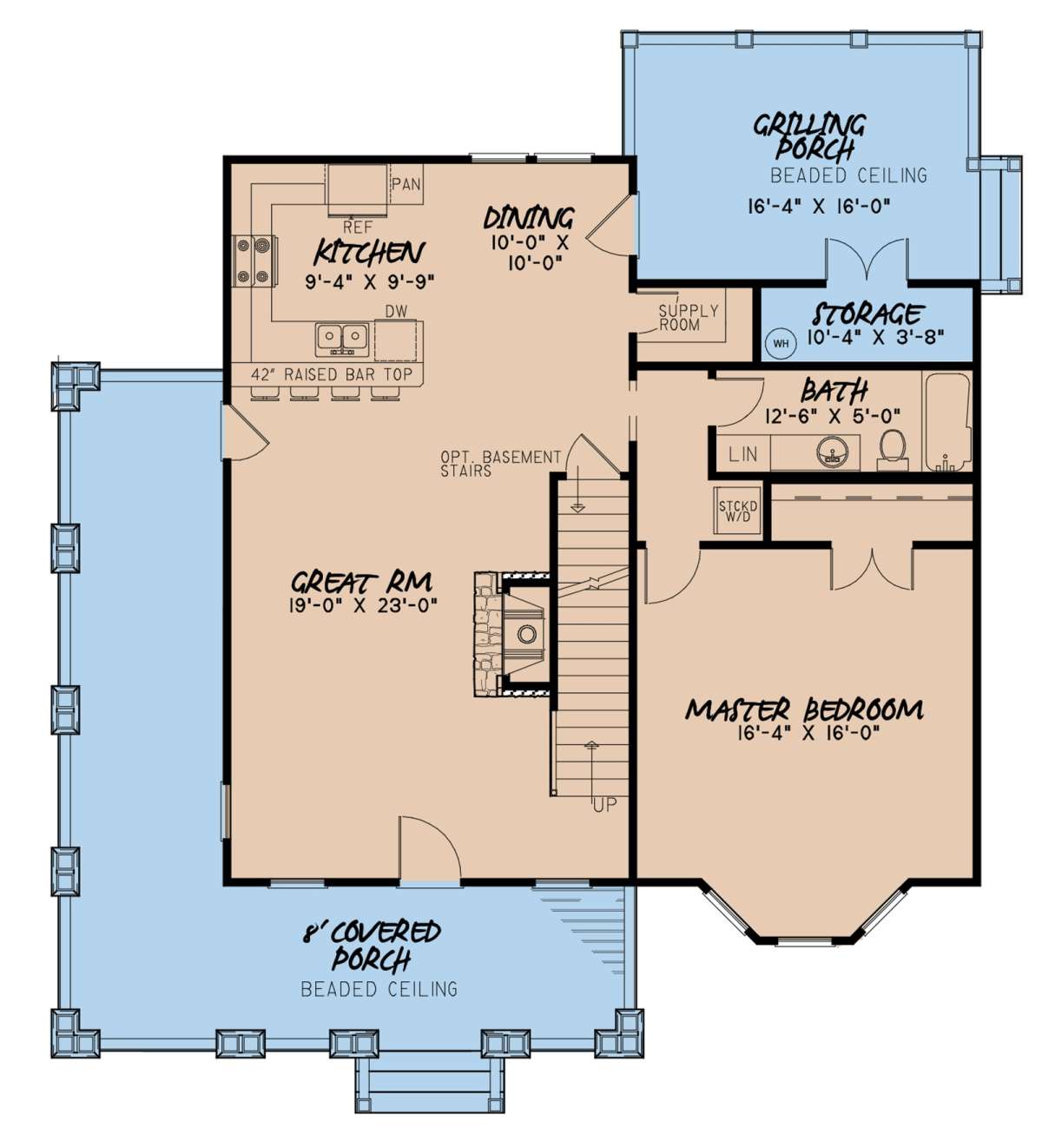 Main Floor for House Plan #8318-00130