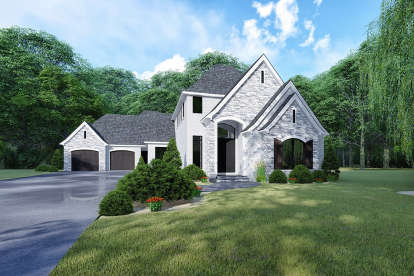 3 Bed, 3 Bath, 3914 Square Foot House Plan - #8318-00131