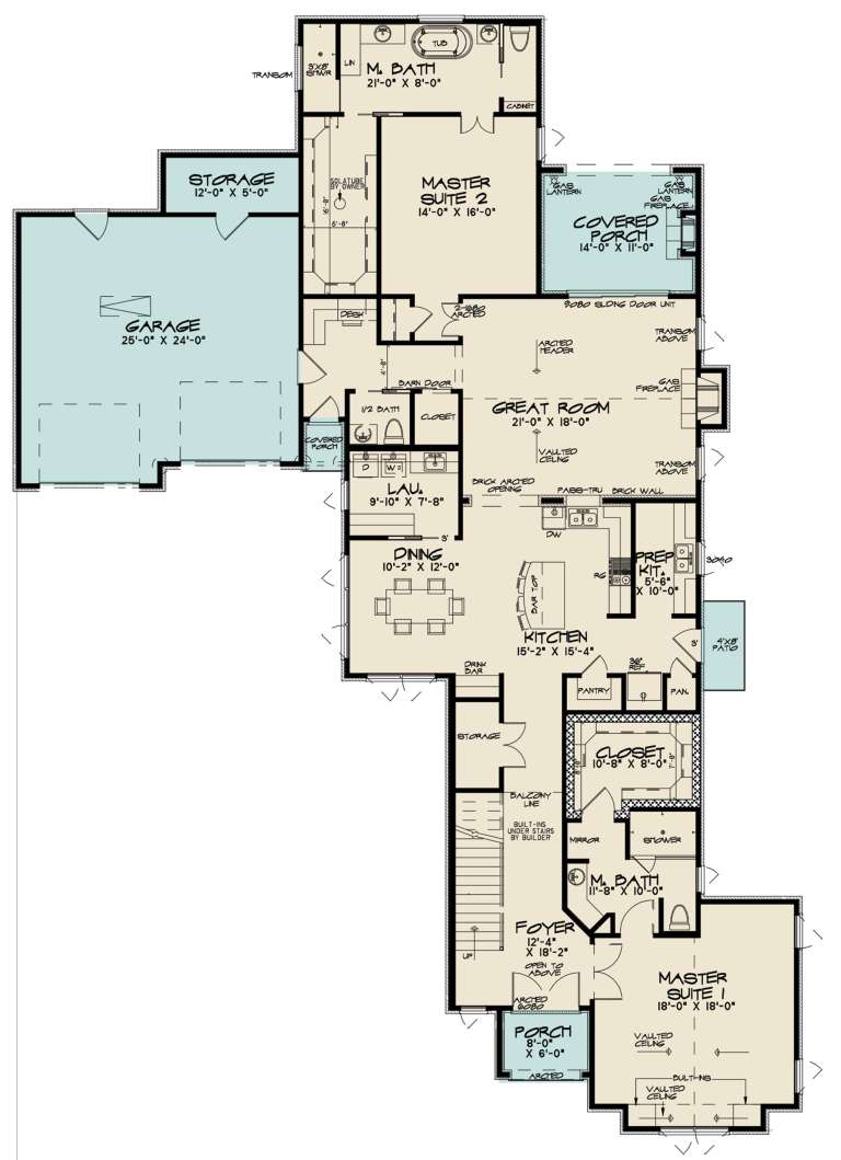 House Plan House Plan #23868 Drawing 1
