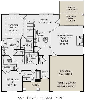 Main Floor for House Plan #6082-00174