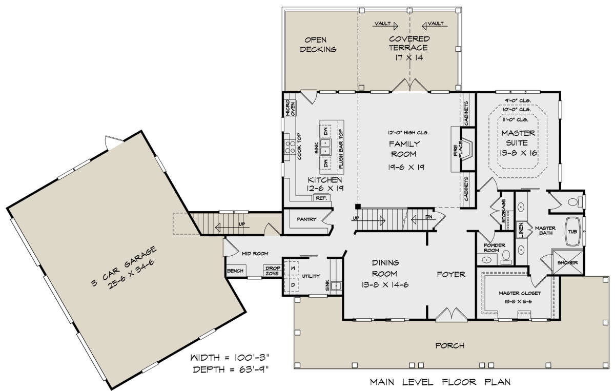 Main Floor for House Plan #6082-00175
