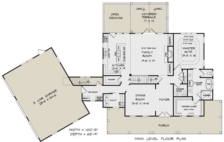 House Plan House Plan #23870 Drawing 1