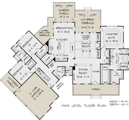 Main Floor for House Plan #6082-00176