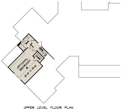 Optional Second Floor for House Plan #6082-00176