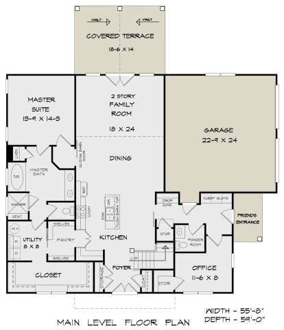 Main Floor for House Plan #6082-00177