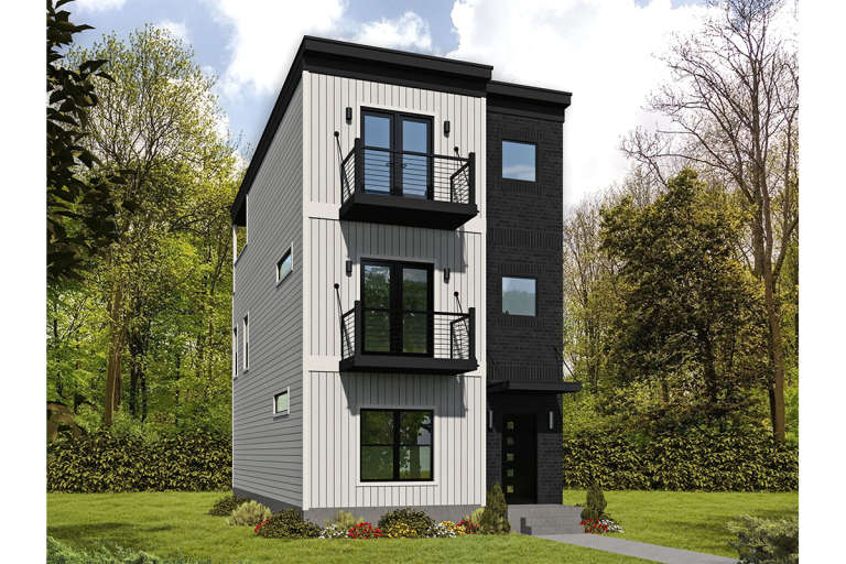 House Plan House Plan #23874 Front Elevation 