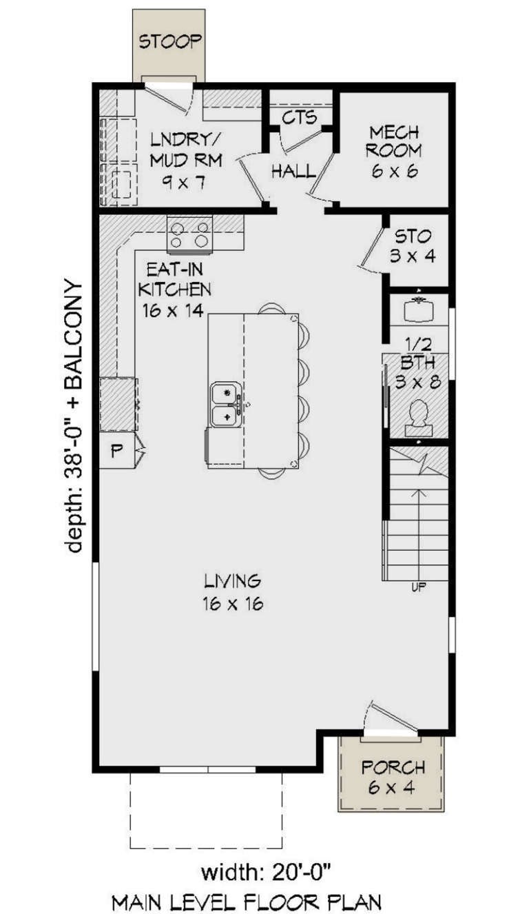 House Plan House Plan #23874 Drawing 1
