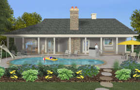 Craftsman House Plan #036-00263 Elevation Photo
