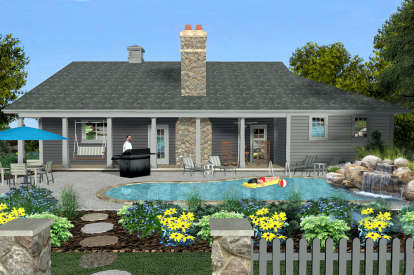 Craftsman House Plan #036-00264 Elevation Photo