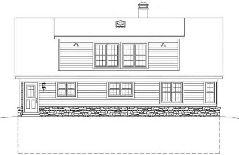 Country House Plan #053-00199 Elevation Photo