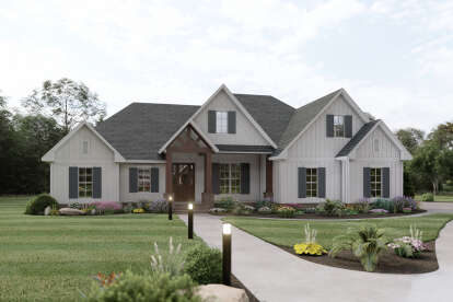 Craftsman House Plan #041-00198 Elevation Photo