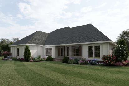 Craftsman House Plan #041-00198 Elevation Photo