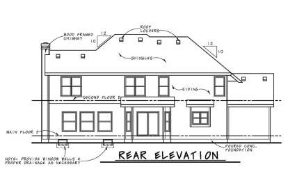 Craftsman House Plan #402-01607 Elevation Photo