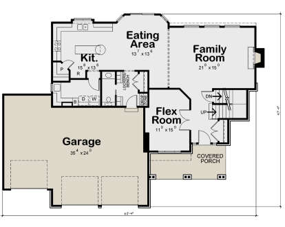 Main Floor for House Plan #402-01607