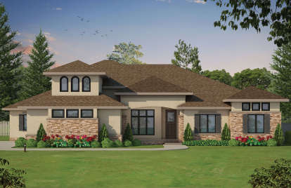 European House Plan #402-01608 Elevation Photo