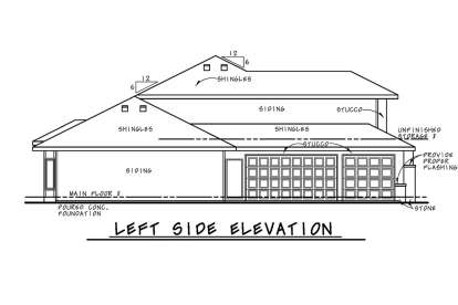 European House Plan #402-01608 Elevation Photo