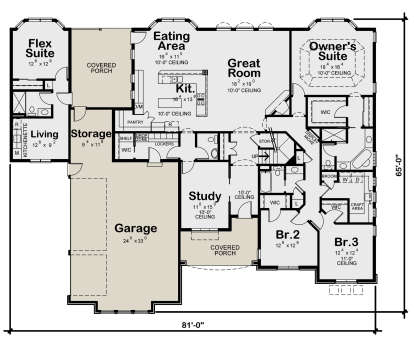 House Plan House Plan #23885 Drawing 1