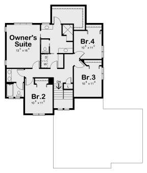 Second Floor for House Plan #402-01609