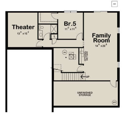 Basement for House Plan #402-01610