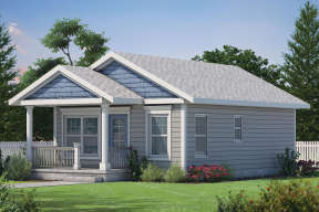 Small House Plan #402-01611 Elevation Photo