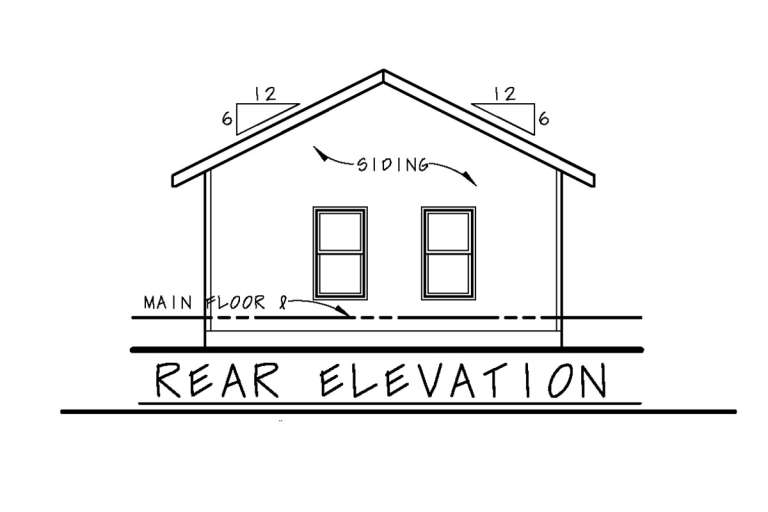 Small House Plan #402-01611 Elevation Photo