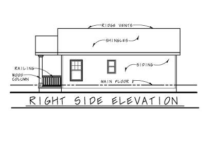 Small House Plan #402-01611 Elevation Photo