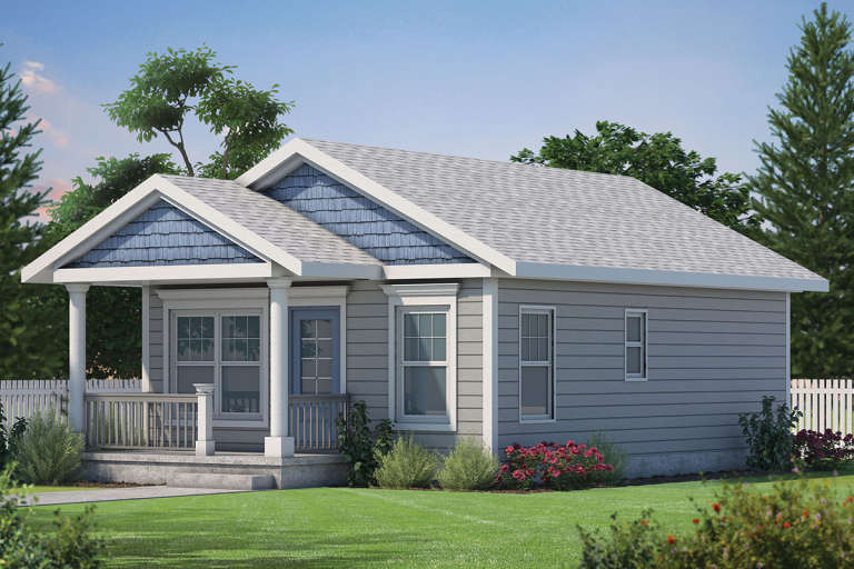 House Plan House Plan #23889 Front Elevation 