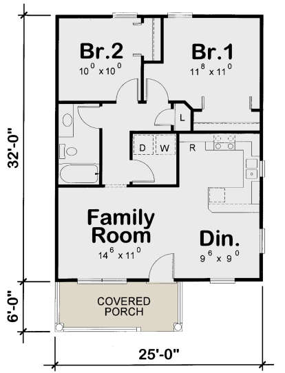 Main Floor for House Plan #402-01612