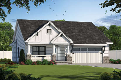 Modern Farmhouse House Plan #402-01613 Elevation Photo