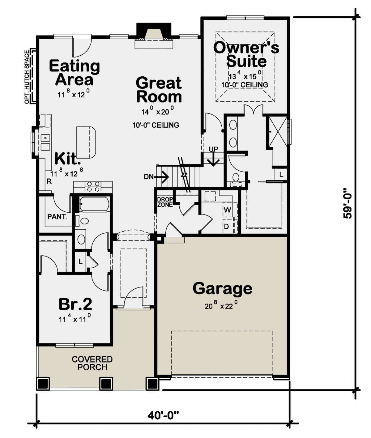 Main Floor for House Plan #402-01613