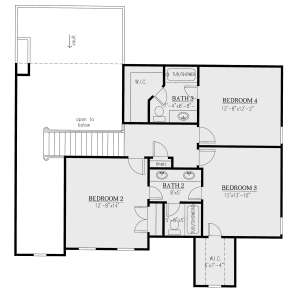 Second Floor for House Plan #286-00096