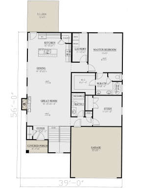 Main Floor for House Plan #286-00097