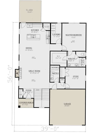 House Plan House Plan #23894 Drawing 1